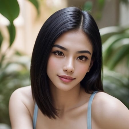 Aesthetic, best quality image, (((Filipino-Italian blood mix))), ((smiling)), (((black straight thin hair))), (((highly detailed black Filipino eyes 1.4))), Kite face shape:0.08, High resolution soft skin complexion, close set tiny eyes, Thin rounded eye brows:2.85, small thin lips:2.5, Beautiful perfect teeth, concave contour:0.85 nose, straight base nose, medium nose, pointed ear, tender small breast, (((white skin complexion))), (((wearing light blue 2 piece swim wear))), Thin string micro triangle bra , T string bikini, correct physical anatomy, correct hand and fingers arrangement, full body portrait, (((model shoot style from legs to head: 3.5))), looking at viewer, High detail RAW color photo professional photo, (realistic, photo realism:1.4), (highest quality), (best shadow), ultra high resolution, highly detailed CG unified 8K wallpapers, depth of field, cinematic lighting, dark back ground, masterpiece, 16k, high details, high resolution, beautiful eyes, (delicate face), perfect detail, perfect feet, sexy legs, medium breast, lots of exposed skin, full body, cinematic lighting, dark studio, ((hyper detailed face)),((hyper detailed eyes)),(((exposed thighs)))