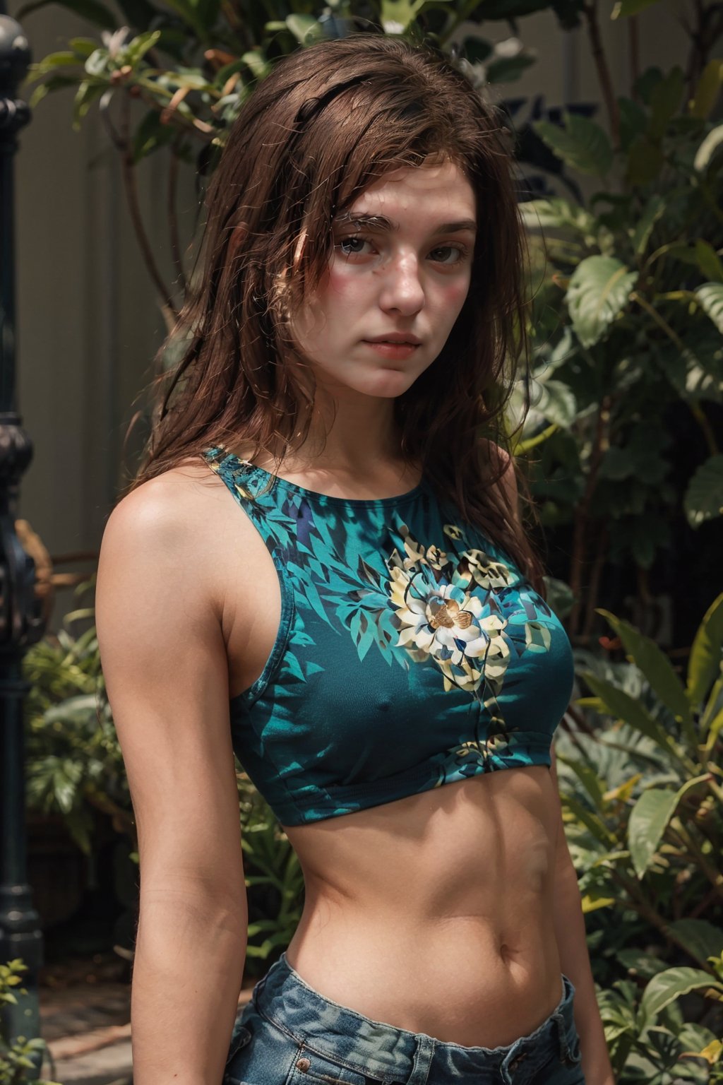 lhtwz woman, beautiful girl wearing crop top 