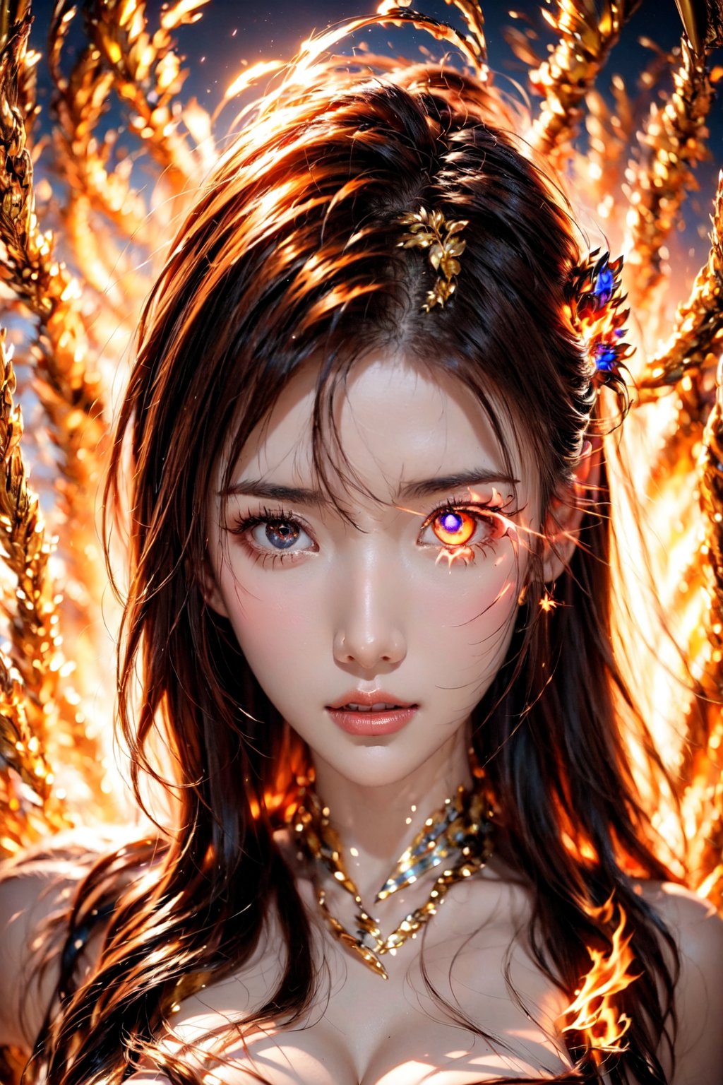 wife , glowing eye,  fire eye,<lora:EMS-283799-EMS:0.800000>