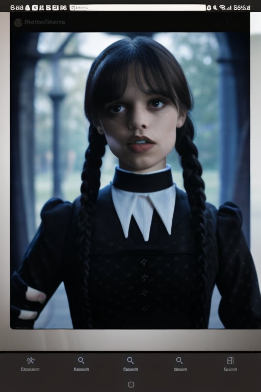 Girl, Wednesday addams, masterpiece, maxres,<lora:659111690174031528:1.0>