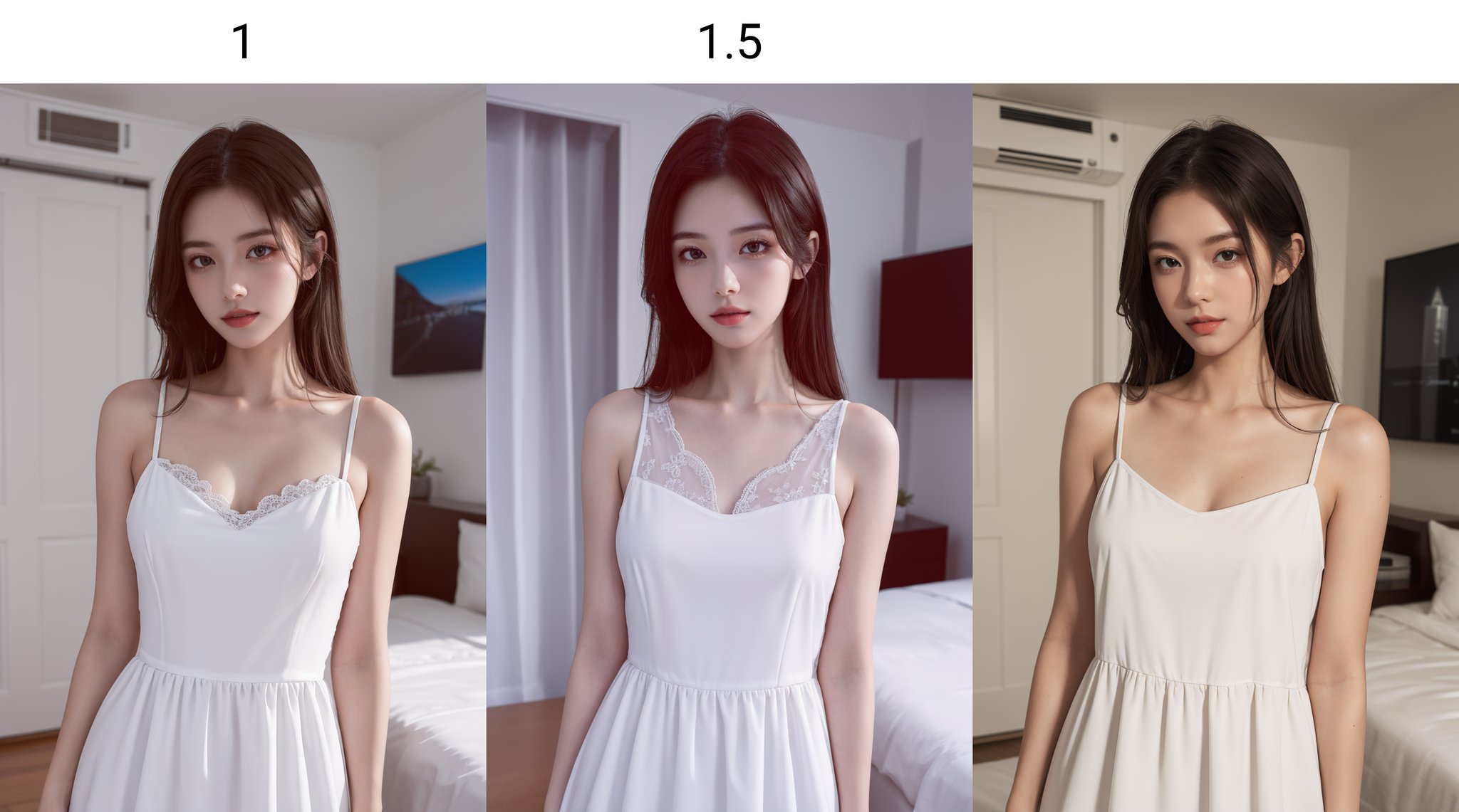 1girl,upper body,white dress,bedroom,<lora:麻袋滤镜_碧波:1>,, masterpiece,best quality,ultra-detailed,