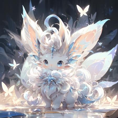 <lora:fairy:1> ice fairy,simple background,white background