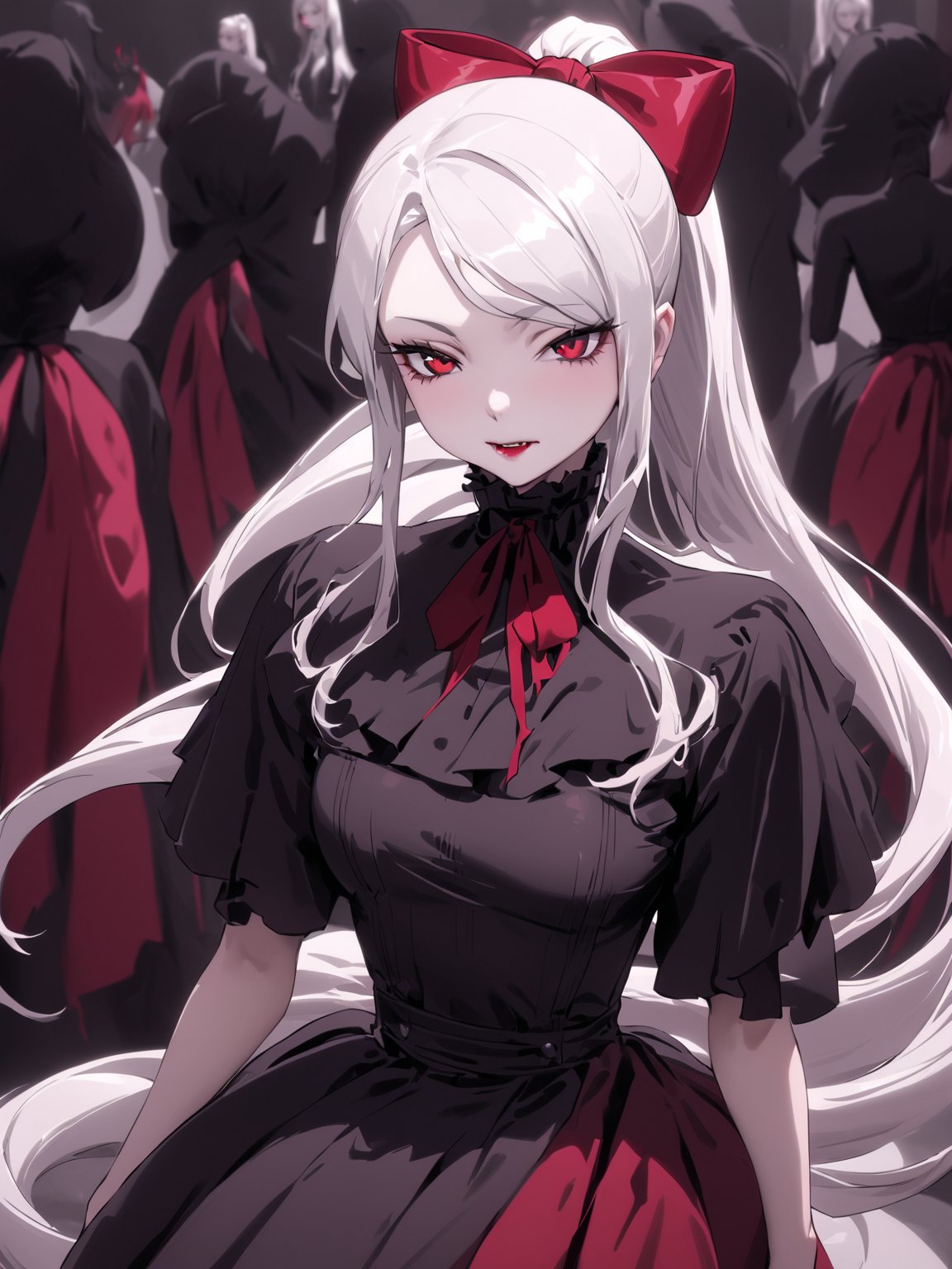 //Quality,
masterpiece, best quality, detailed
,//Character,
1girl, solo
,//Fashion,
,//Background,
,//Others,
,shalltear bloodfallen \(overlord\), red eyes, long hair, white hair, bangs, ponytail, vampire