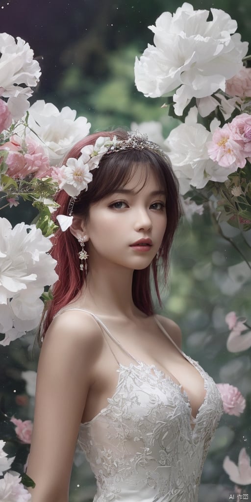  (1girl:1.2),Chinese girls,stars in the eyes,(pure girl:1.1),(white dress:1.1),(full body:0.6),There are many scattered luminous petals,bubble,contour deepening,(white_background:1.1),cinematic angle,,underwater,adhesion,green long upper shan, 21yo girl,jewelry, earrings,lips, makeup, portrait, eyeshadow, realistic, nose,{{best quality}}, {{masterpiece}}, {{ultra-detailed}}, {illustration}, {detailed light}, {an extremely delicate and beautiful}, a girl, {beautiful detailed eyes}, stars in the eyes, messy floating hair, colored inner hair, Starry sky adorns hair, depth of field, large breasts,cleavage,blurry, no humans, traditional media, gem, crystal, still life, Dance,movements, All the Colours of the Rainbow,zj,
simple background, shiny, blurry, no humans, depth of field, black background, gem, crystal, realistic, red gemstone, still life,
, jewels
 1girl,Fairyland Collection Dark Fairy Witch Spirit Forest with Magic Ball On Crystal Stone Figurine,