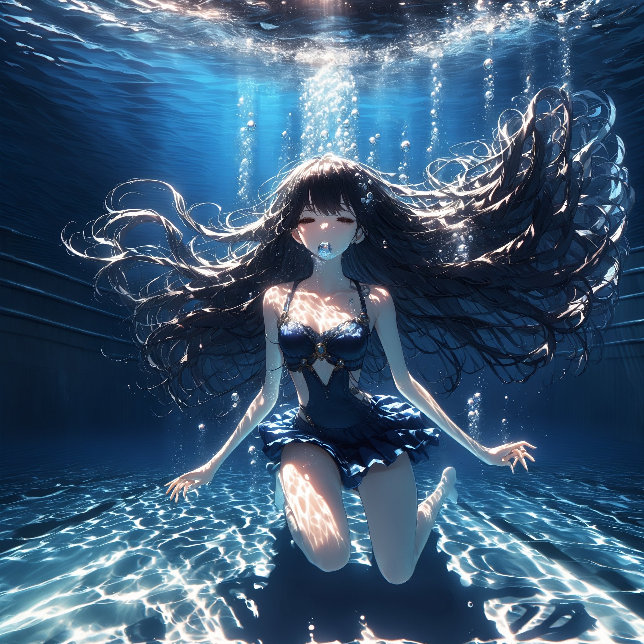 absurdres,highres,ultra detailed BREAK
girl,underwater