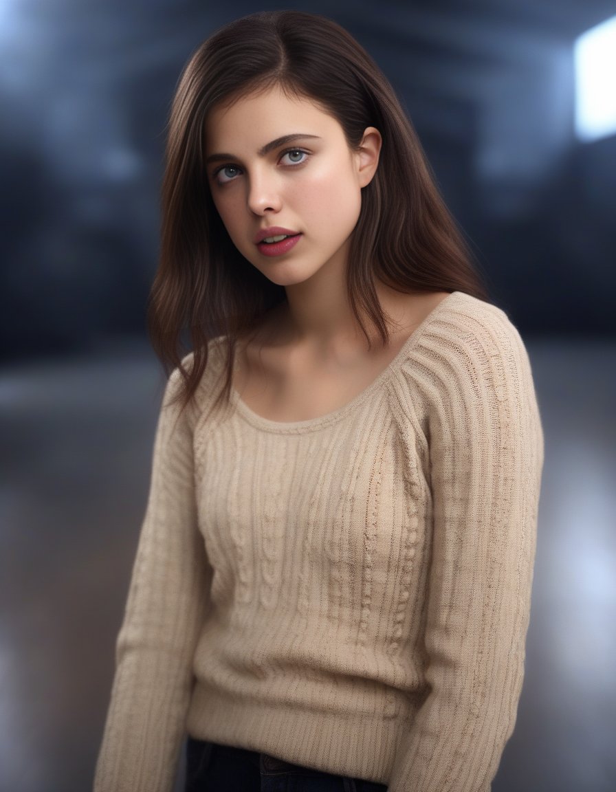 SarahMargaretQualley,<lora:SarahMargaretQualleySDXL:1>,masterpiece,beautiful,extremely detailed,(ultra high res),(8k UHD best quality), (realistic, photo-realistic:1.37), depth_of,field, blurry_background, photo_inset,Dramatic lighting,reference_inset,photo_background,brown_eyes,photorealistic,looking_at_viewer,1girl,shiny skin,detailed skin,(((sweater)))