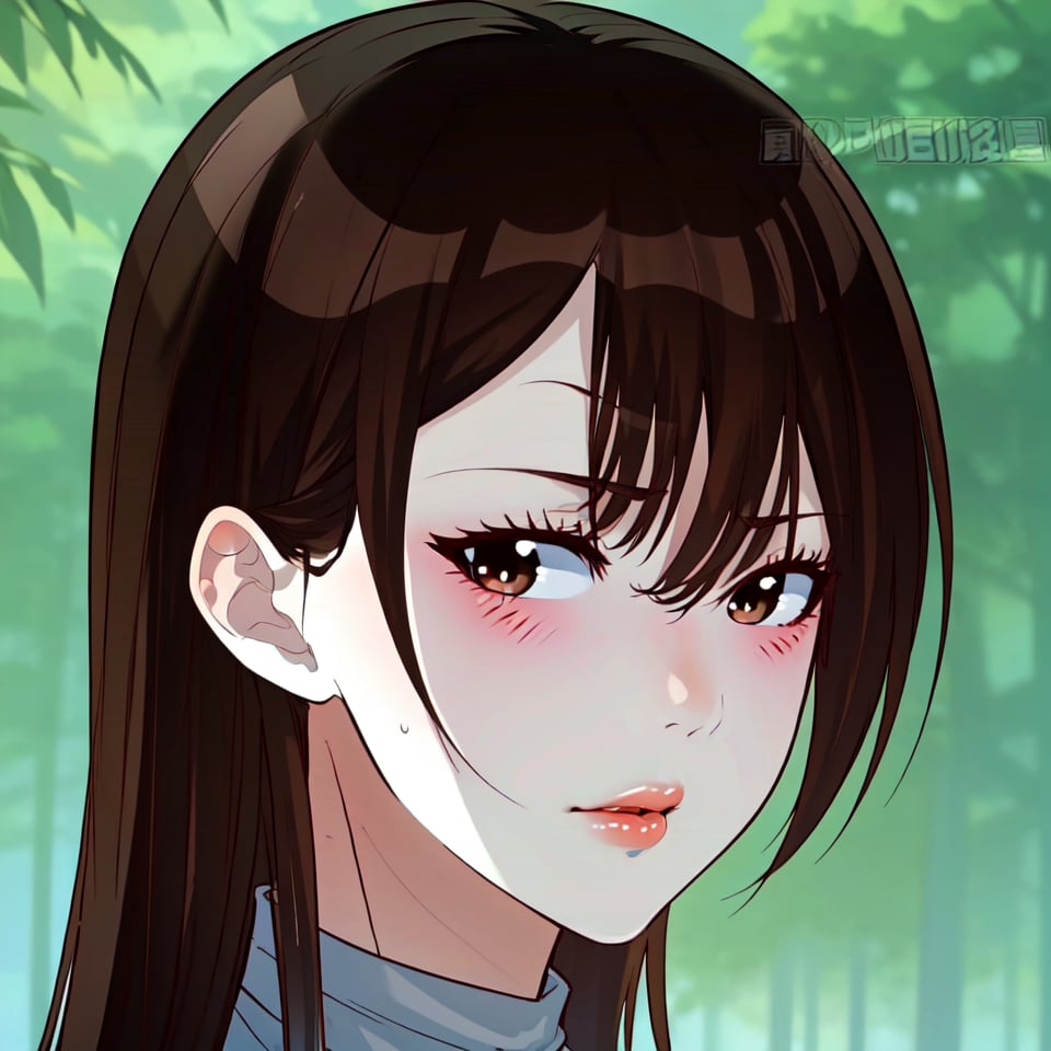 (masterpiece), best quality, high resolution, highly detailed, 1girl,
solo,
long hair,
looking at viewer,
blush,
bangs,
brown hair,
black hair,
brown eyes,
closed mouth,
lips,

