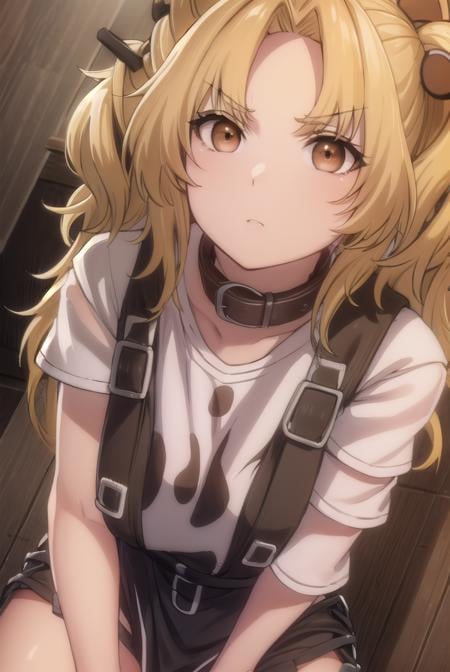 yuzukikatagiri, <lora:yuzuki katagiri s1-lora-nochekaiser:1>,yuzuki katagiri, long hair, bangs, blonde hair, twintails, (brown eyes:1.5), (parted bangs:1.5),BREAK skirt, shirt, thighhighs, white shirt, short sleeves, black skirt, collar, single thighhigh, argyle,BREAK outdoors,BREAK looking at viewer, (cowboy shot:1.5),BREAK <lyco:GoodHands-beta2:1>, (masterpiece:1.2), best quality, high resolution, unity 8k wallpaper, (illustration:0.8), (beautiful detailed eyes:1.6), extremely detailed face, perfect lighting, extremely detailed CG, (perfect hands, perfect anatomy),