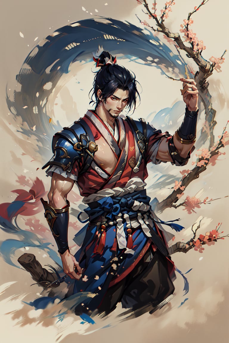 (Yasuo \(league of legends\)), (painted on old paper), chinese royal cosutme, chinese fantasy art.