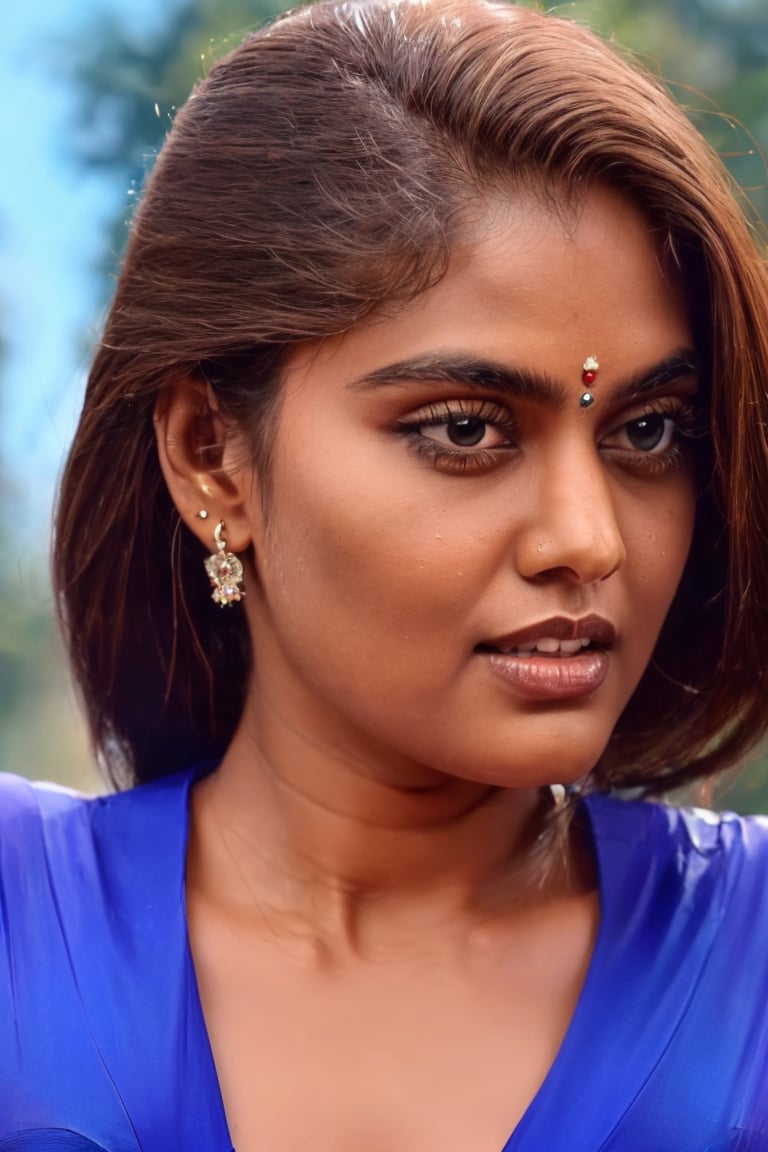 (highest quality,4k,8k,high resolution,masterpiece:1.2),highly detailed,(realistic,realistic,realistic:1.37),((full body photo)),beautiful girl,cinematic,detailed symmetrical hazel eyes,glittering eyes, full body show, hourglass body type, 80's Malayalam actress silk Smitha