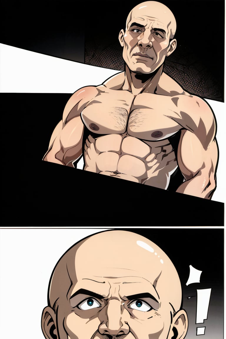 (masterpiece), (best quality:1.6), studio lighting, (uncompressed image), (linear:1.1), absurdities, official art, (sharp focus), 8k UHD, high resolution, expressive eyes, perfect face, ((old men)), bodybuilder, original_character, design