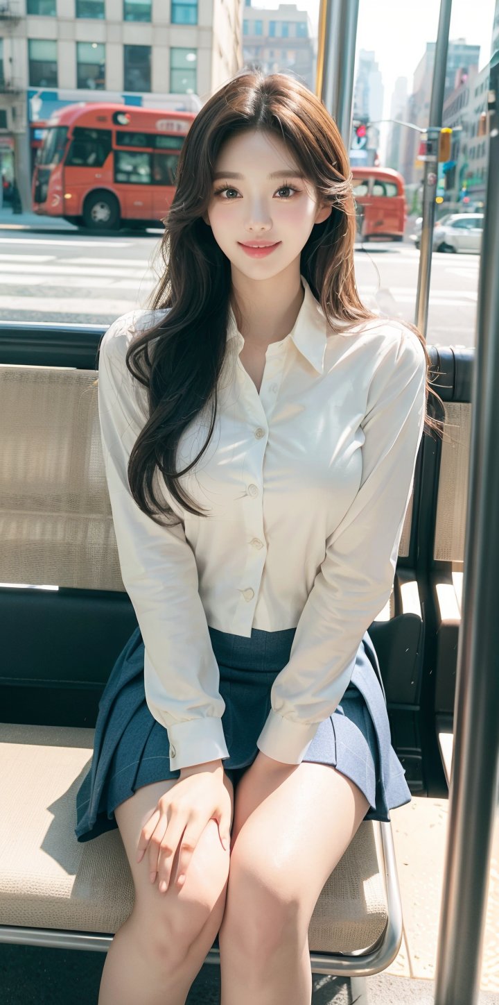 (sitting chair), (compression_shirt), ((hourglass body shape)), (Bus stop)),((school_uniform)), ((school skirt)), (extremely detailed, realistic, perfect lighting, korean, vibrant colors, intricate details, absurdres), (((Knee Shot))), Centered image, good detail, looking to the viewer, sexy pose, looking to the camera, seducing face, Cheerful smile, Smiling very happily, sneakers, ((doggy_style)),(white bra), beautiful Korean girls, (black underwear), ((1girl)), light blonde hair, layered hair, fashionable hairstyle, ((lowleg_skirt)), good hand, {beautiful and detailed eyes}, medium_breasts, calm expression, natural and soft light, hair blown by the breeze, delicate facial features, beautiful korean girl, eye smile, lips open, perfect body structure, correct proportions, outdoors, {slender legs, tall body, soft curves, short jeans and white shirt, farmer jacket, New York city, fashion model, unforgettable beauty, looking in love, lifelike rendering}, at New York city, 18 years old, Glamor body type, film grain, {normal limbs and fingers}, indoor, Shot in the New York city streets setting, rainy New York city, with clean lines, natural lighting, and a hint of the building in the background, with clean lines, hourglass body shape, sunset, sunrise, eungirl, Realism,CboyPSex,Wujoo,1 girl ,solo,<lora:EMS-59101-EMS:0.800000>,<lora:EMS-303076-EMS:0.800000>