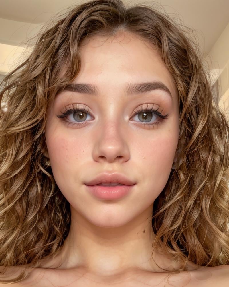 <lora:Sexy-Panamanian:1> curly blonde hair, brown eyes, full lips, just face,  <lora:epi_noiseoffset2:1> <lora:LORA-XenoDetailer-v2:1> 