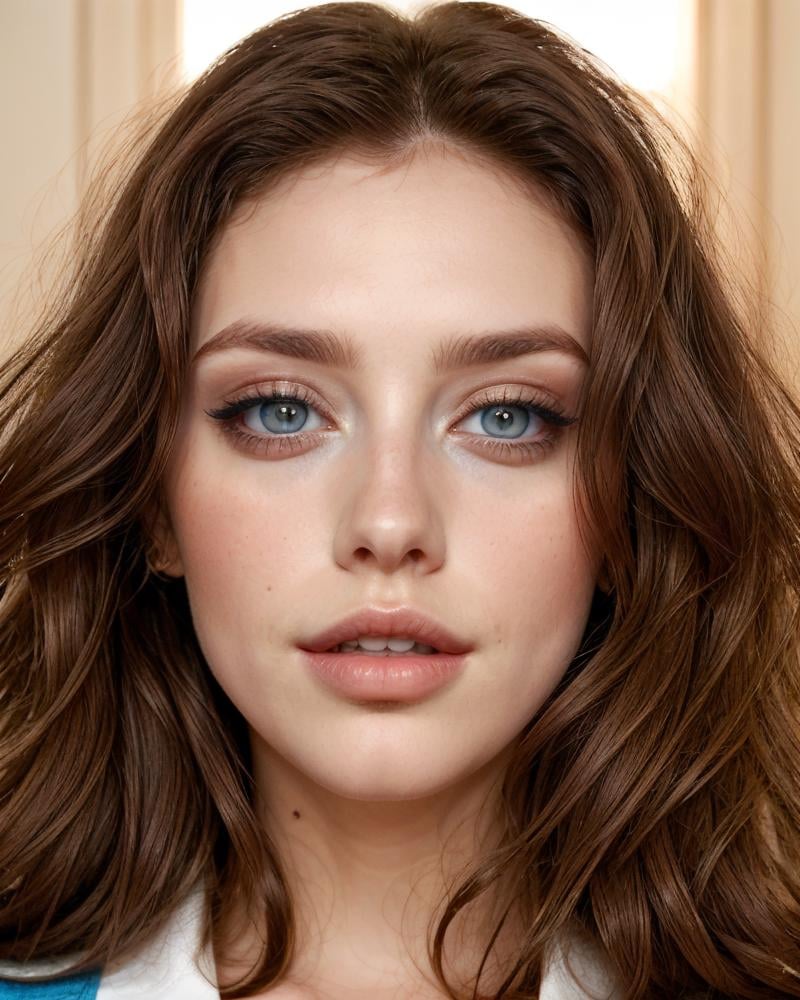 <lora:Sexy-British:1> brown hair, wavy hair, blue eyes, full lips, <lora:epi_noiseoffset2:1> <lora:LORA-XenoDetailer-v2:1> 