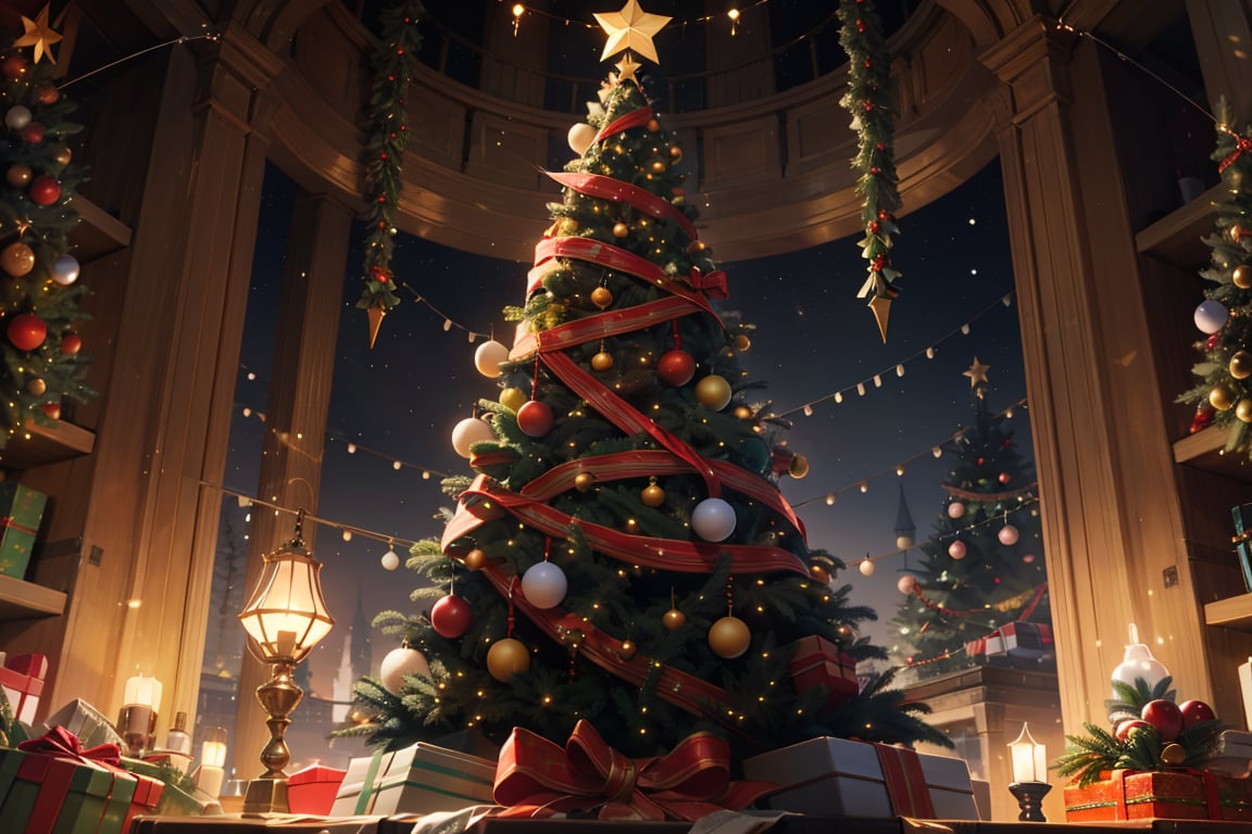 christmas tree, new happy new year,  holiday atmospere,  