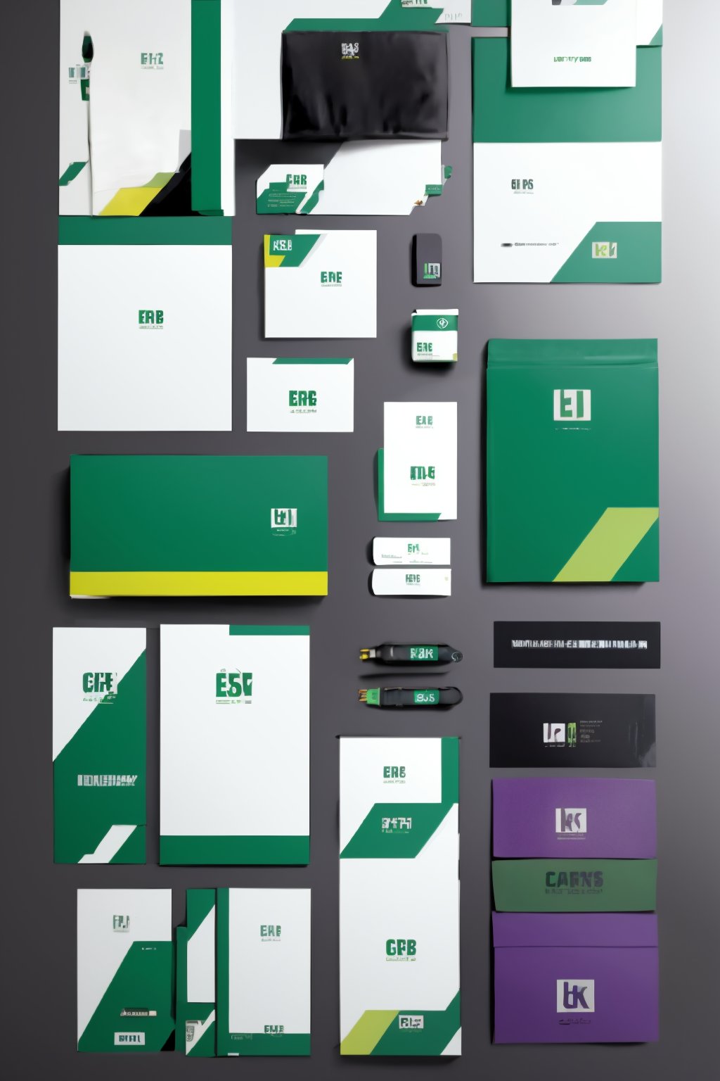 Epic Branding, color, red, green, purple