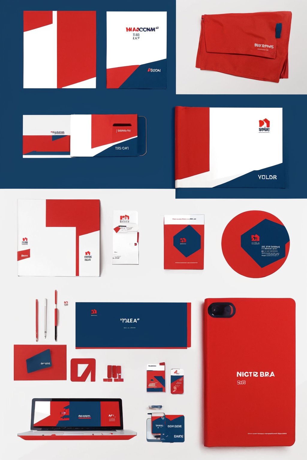 Epic Branding, color, red, yellow, blue