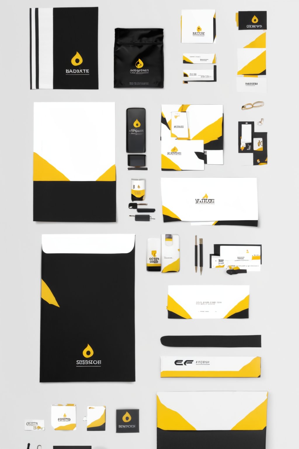 Epic Branding, gold, white, black