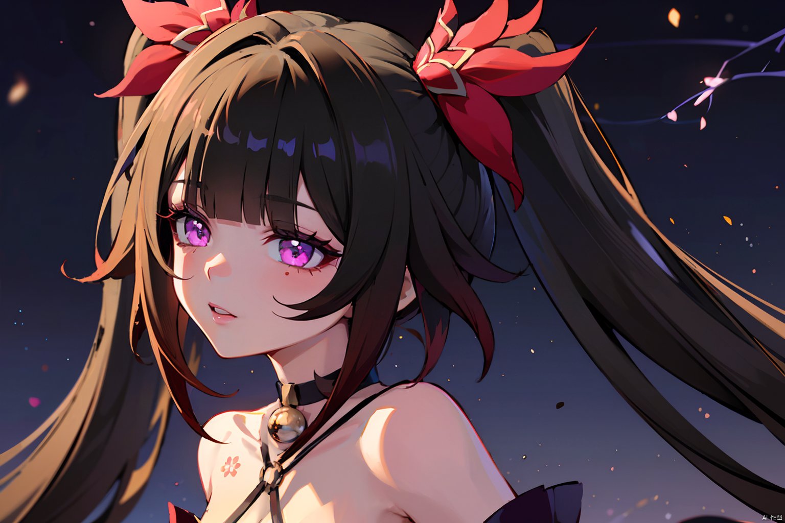  {{best quality}}, {{masterpiece}}, {{ultra-detailed}}, {illustration}, {detailed light}, {an extremely delicate and beautiful}, a girl, {beautiful detailed eyes}, stars in the eyes, messy floating hair, depth of field, 1girl, long hair,twintails