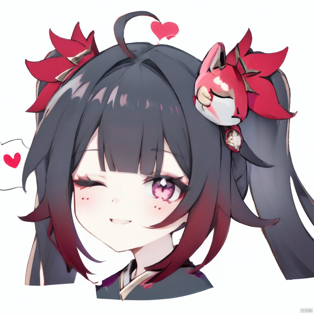  best quality,1girl, hanfu, ahoge, bangs, blush, hair ornament, hairclip, heart, heart ahoge, heart background, heart censor, long hair, one eye closed, smile, solo, spoken heart, virtual youtuber, (((white background,simple background:1.25))), 
nahidadef, ru_qun, Colorful portraits, cuteloli, yoimiya (genshin impact)