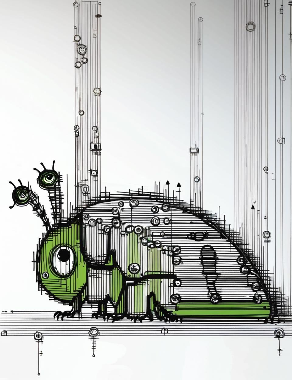 DonMC1rcu17Pl4nXL,2D,sketch,adaptive caterpillar's corner, <lora:DonMC1rcu17Pl4nXL:0.8>