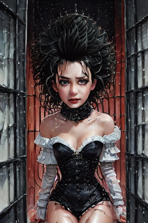 Emotional girl full body, slightly open,
The beautiful hand. Five fingers,
Perfect Hands, Photorealistic, filigree, rim lighting, lights, magic, surreal, fantasy concept art, digital art, elaborate, hyperrealism, hyper detailed, strong expressiveness and emotionality, by ayami kojima, tom bagshaw, yanjun cheng, artgerm, wlop, krenz cushart, gweiz, Thomas Kinkade, Gerald Brom,
((full body)),collar,girl