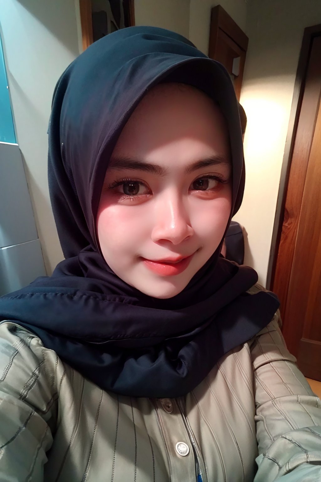 Close up,
1 girl, solo, looks, enjoying, looking at viewer, hijab 

,D1AMOND,ar1n,Masterpiece,C1SYU,IR3N ,R15M 