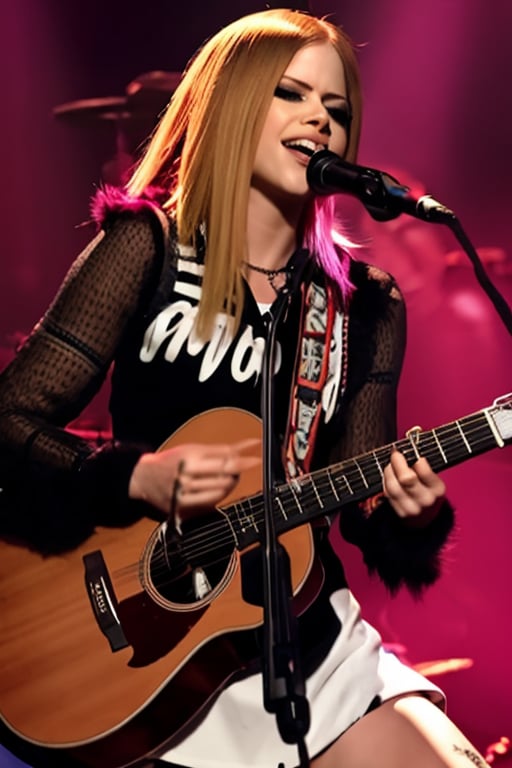 Avril lavigne tocando la guitarra,AVRILIRVA<lora:EMS-312238-EMS:0.800000>