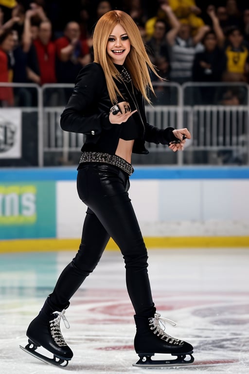 Avril lavigne en una patineta,AVRILIRVA<lora:EMS-312238-EMS:0.800000>