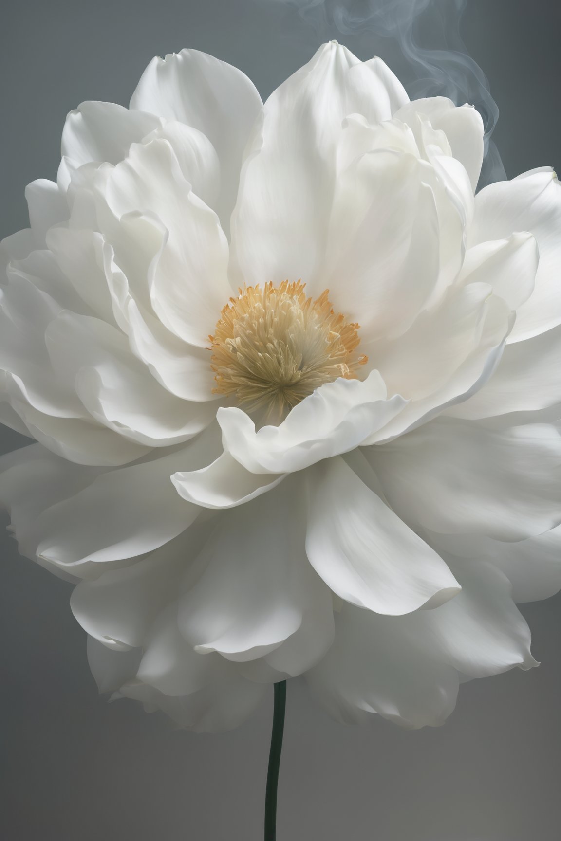 simple background, grey background, gradient background, no humans, giant white flower, white theme, still life, transparent, smoke<lora:EMS-313931-EMS:0.800000>