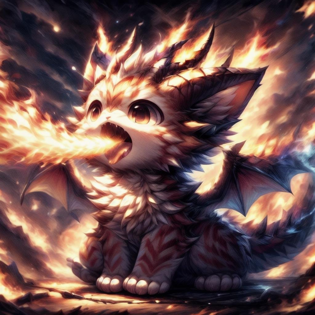 masterpiece,absurd resolution,,(Best quality:1.2), highres, (scenary:1.2),<lora:cat_20230627113759:0.9>,cute small fluffy cat , breathing fire, fire bolt,detailed sharp teeth, blowing out fire trought mouth,small fluffy  wings,small cat ears,small dragon horns,open mouth,sitting,side view,huge fire bolt <lora:FireBreathSD:1>,detailed tongue, <lora:add_detail:0.8> <lora:more_details:0.8>