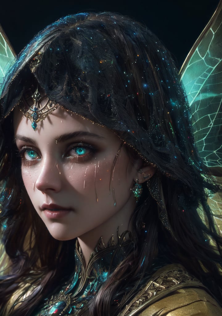 (masterpiece:1.2), best quality,fantasy,Ultra-detailed,very detailed illustrations,extremely detailed,intricate details,highres,super complex details,extremely detailed 8k cg wallpaper,a ginger Huntress detailed, symmetric, luminism, dark shot, a dark night magical forest atmosphere, octane render, a fairy dust, a bioluminescence, a purity, detailed face, night, maximalism, rococo, global illumination, luminism, detailed, intricate, fractal details, hyperdetailed, a cloths soaked in a brightly shining led fairy dust, warm colors, intricate details, volumetric, glaring eyes, ultra closeup,fantchar,mecha musume ,(HDR:1.4)<lora:UE_20230717224732:0.8> <lora:AMechaSSS%5Bcolor_theme%2Cmecha%20musume%2C%20mechanical%20parts%2Crobot%20joints%2Cheadgear%5D:0.8>, (Extremely Detailed Oil Painting:1.2), glow effects, godrays, Hand drawn, render, 8k, octane render, cinema 4d, blender, dark, atmospheric 4k ultra detailed, cinematic sensual, Sharp focus, humorous illustration, big depth of field, Masterpiece, colors, 3d octane render, 4k, concept art, trending on artstation, hyperrealistic, Vivid colors, extremely detailed CG unity 8k wallpaper, trending on ArtStation, trending on CGSociety, Intricate, High Detail, dramatic