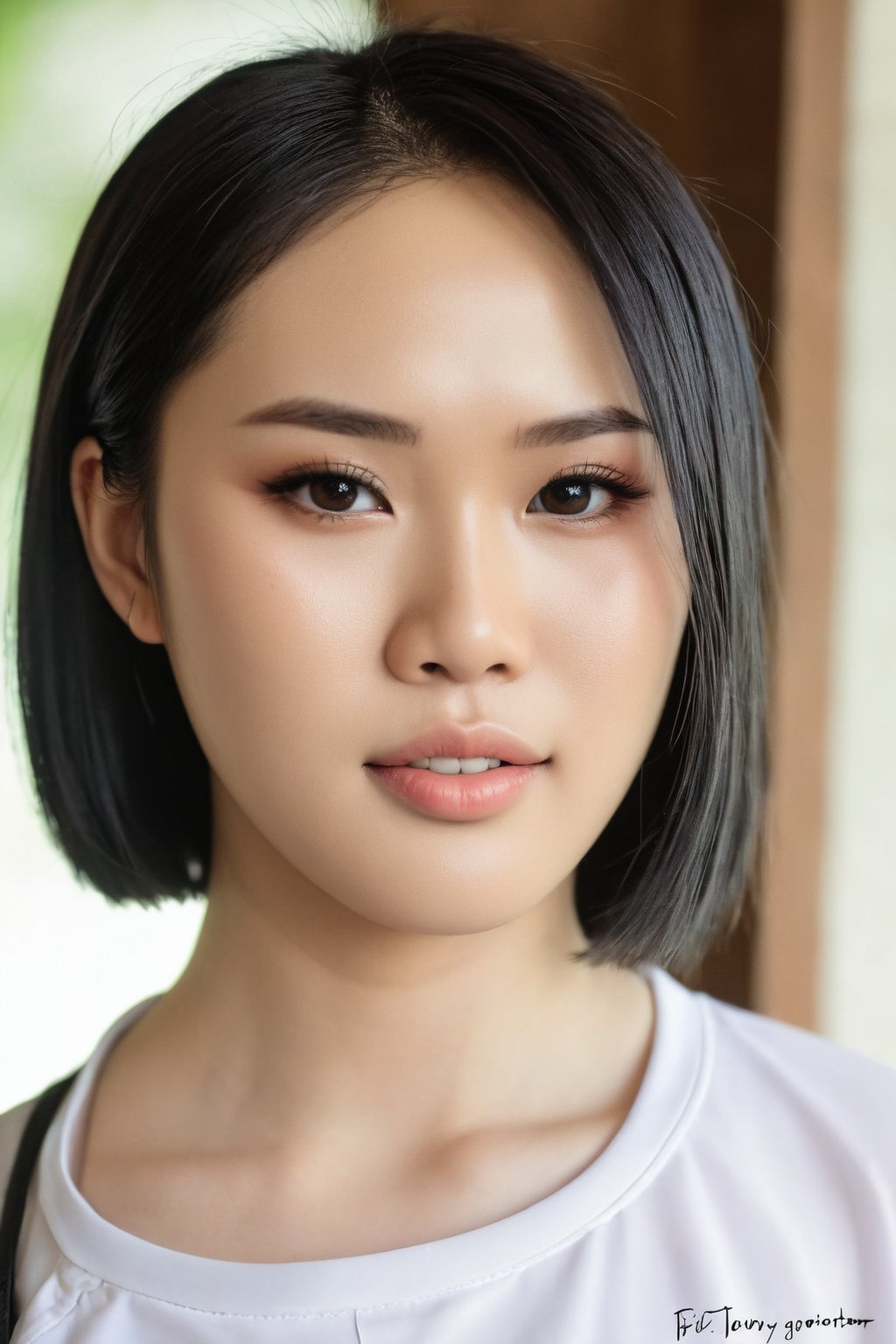 1girl, solo, Thailand model, Ao Tac, realistic, detailed face, looking at viewer, full body view. 