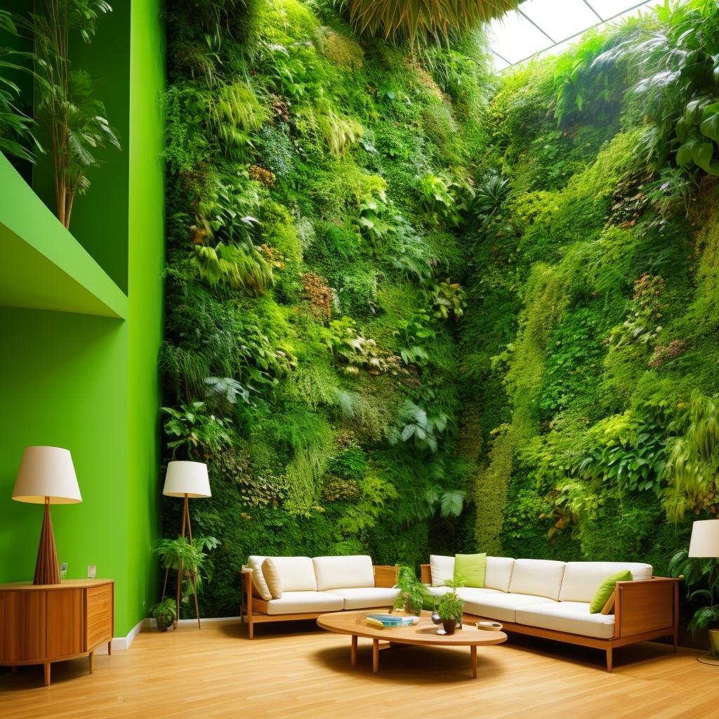 living room,utopian style, green wall, <lora:Utopian_Interiors-05:0.3>,