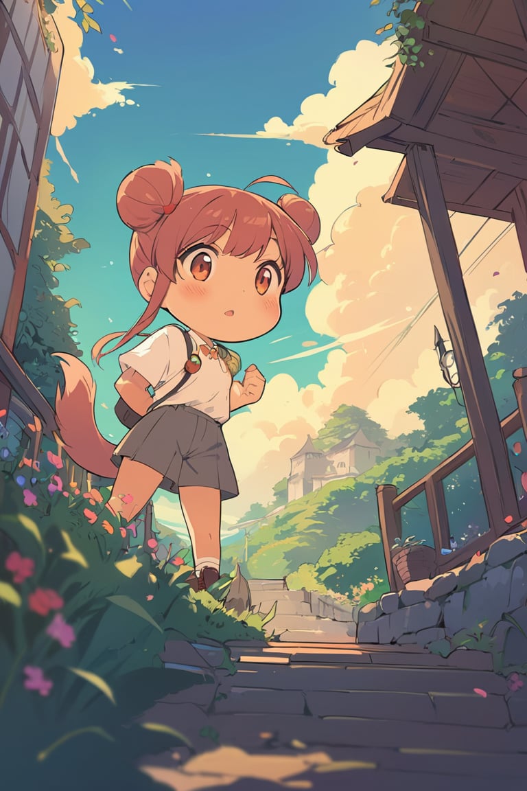 (Studio ghibli style, Art by Hayao Miyazaki:1.2), Anime Style, Manga Style, Hand drawn, cinematic, Sharp focus, humorous illustration, big depth of field, Masterpiece, concept art, trending on artstation, Vivid colors, Simplified style, trending on ArtStation, trending on CGSociety, Intricate, Vibrant colors, Soft Shading, Simplistic Features, Sharp Angles, Playful,anime,anime black line