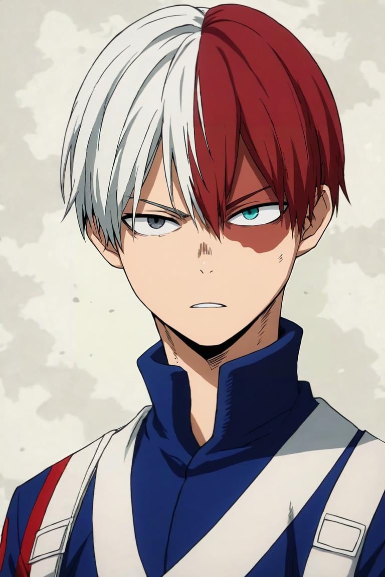 score_9, score_8_up, score_7_up, score_6_up, score_5_up, score_4_up, BREAK source_anime, (best quality:1.1), (masterpiece:1.4), , , , 1boy, solo, male focus, <lora:shouto_todoroki_pony:0.82>, shouto_todoroki, white hair, red hair, grey eyes, blue eyes, heterochromia, two-tone hair, split-color hair, , , , , world war 1, , <lora:sdxl_lightning_8step_lora:1>