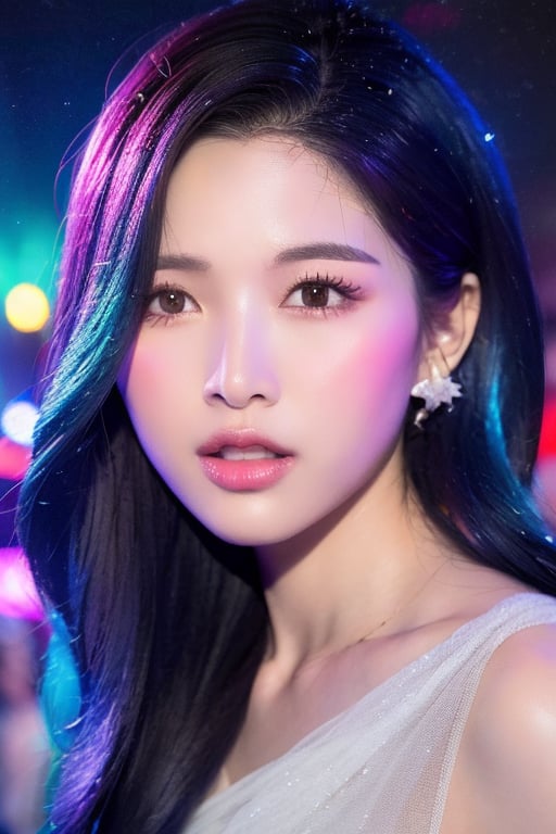 {{best quality}}, {{masterpiece}}, {{ultra-detailed}}, {illustration}, {detailed light}, {an extremely delicate and beautiful}, a girl, {beautiful detailed eyes}, stars in the eyes, messy floating hair, colored inner hair, Starry sky adorns hair, depth of field,mumu,nin