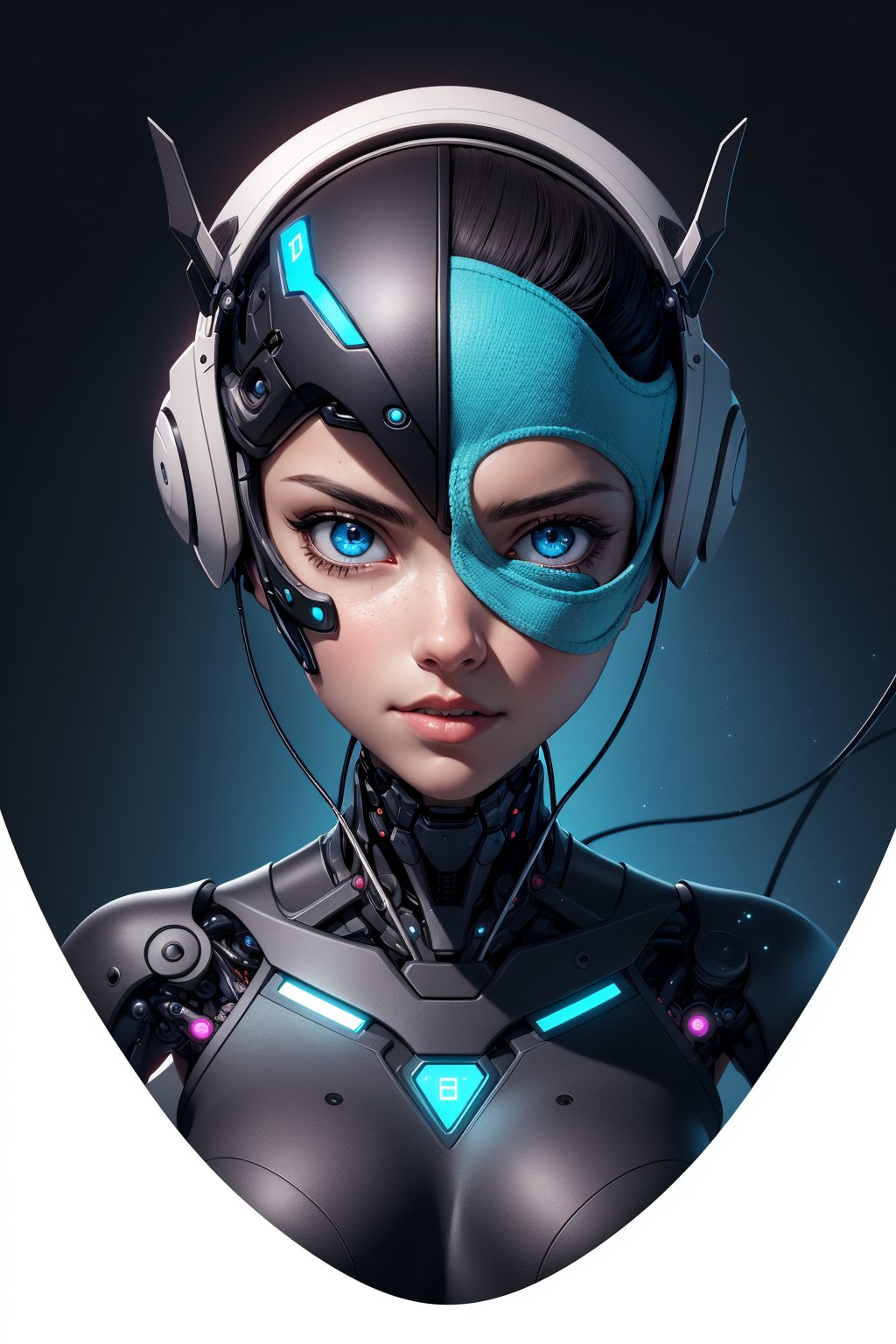 (highres,masterpiece:1.2),ultra-detailed,realistic,physically-based rendering,cyborg woman,electronic systems on-head humanoids,with a detailed brain that you can see,cranial mechanical parts representation,female face,beautiful detailed eyes,beautiful detailed lips,muscle wire,flesh-colored skin,metallic elements,digital interface,glowing circuitry,advanced sensors,high-tech prosthetics,seamless integration,artificial intelligence,technological enhancements,wearable technology,modern aesthetics,bionic enhancements,advanced biotechnology,sleek and futuristic design,blending of human and machine,symbolic representation of human evolution,harmonious coexistence of organic and synthetic components,vivid colors,dynamic lighting