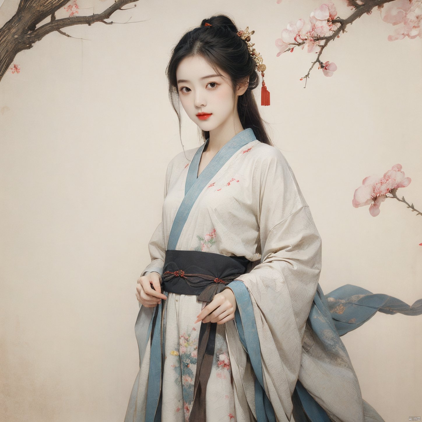  masterpiece,best quality,1girl,chinese clothes,hanfu