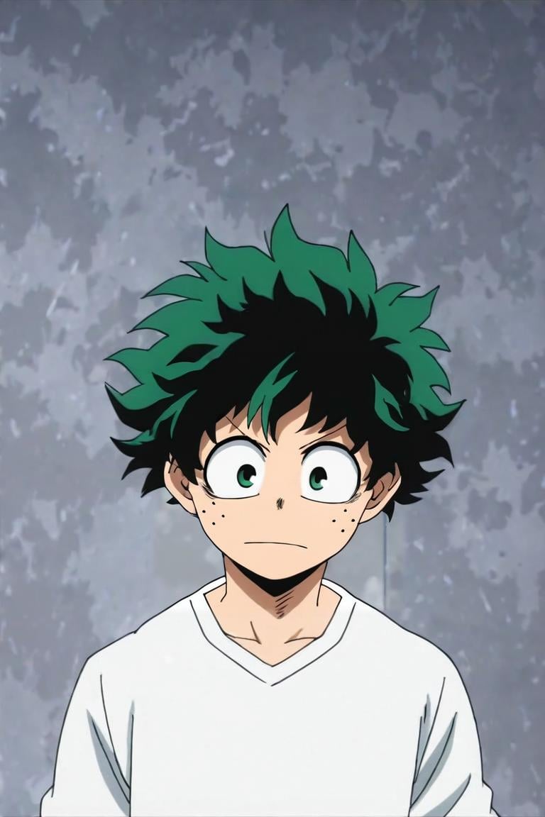 score_9, score_8_up, score_7_up, score_6_up, score_5_up, score_4_up, BREAK source_anime, anime screencap, anime coloring, , , , , 1boy, solo, male focus, <lora:izuku_midoriya_pony:0.96>, izuku_midoriya, , , , grimdark, , <lora:sdxl_lightning_8step_lora:1>