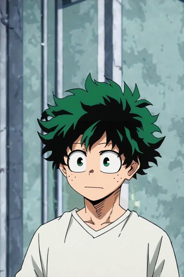 score_9, score_8_up, score_7_up, score_6_up, score_5_up, score_4_up, BREAK source_anime, anime screencap, anime coloring, , , , depth of field, 1boy, solo, male focus, <lora:izuku_midoriya_pony:0.84>, izuku_midoriya, green hair, green eyes, short hair, freckles, , , The City of Mirrors, , <lora:sdxl_lightning_8step_lora:1>