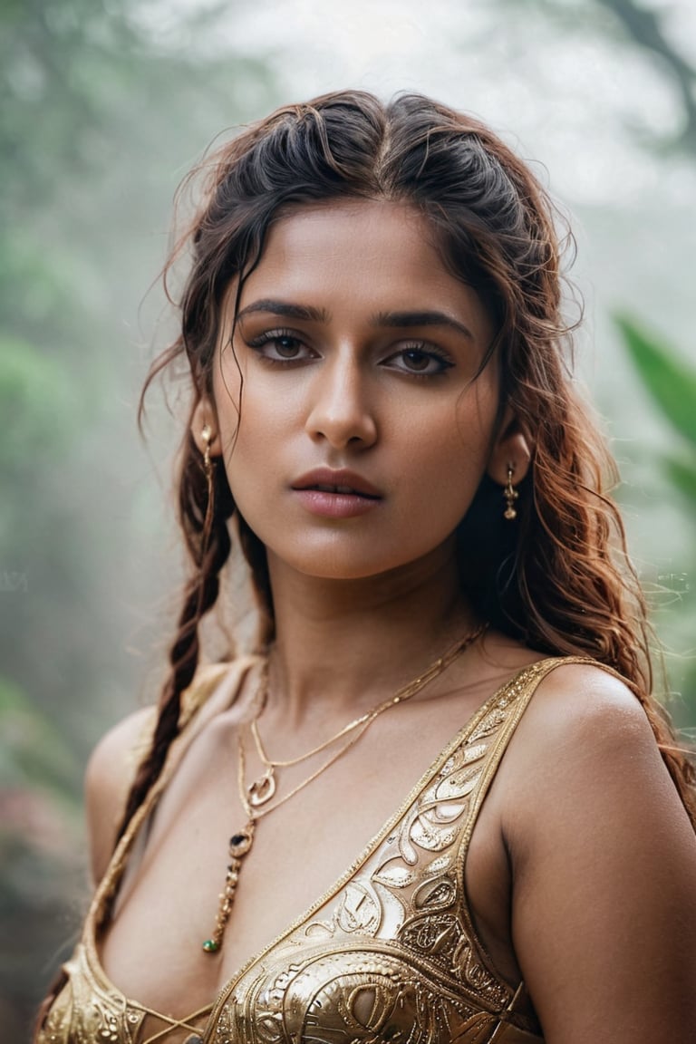 teen skinny girl, erotic, busty wet , thick, photography, Stoic, ancient goddess, cinematic, jewellery, 4k, epic, desi, detailed photograph, shot on kodak detailed, bokeh, cinematic, hbo, volumetric fog, volumetric light