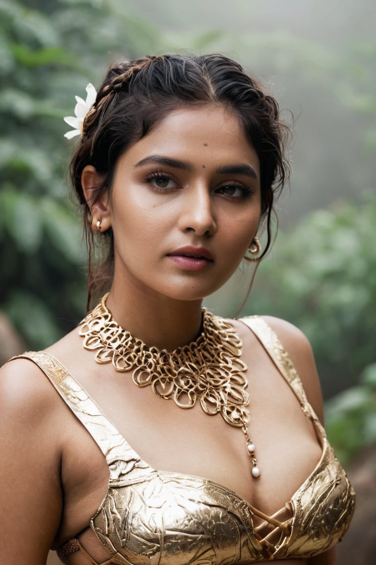 teen skinny girl, erotic, busty wet , thick, photography, Stoic, ancient goddess, cinematic, jewellery, 4k, epic, desi, detailed photograph, shot on kodak detailed, bokeh, cinematic, hbo, volumetric fog, volumetric light