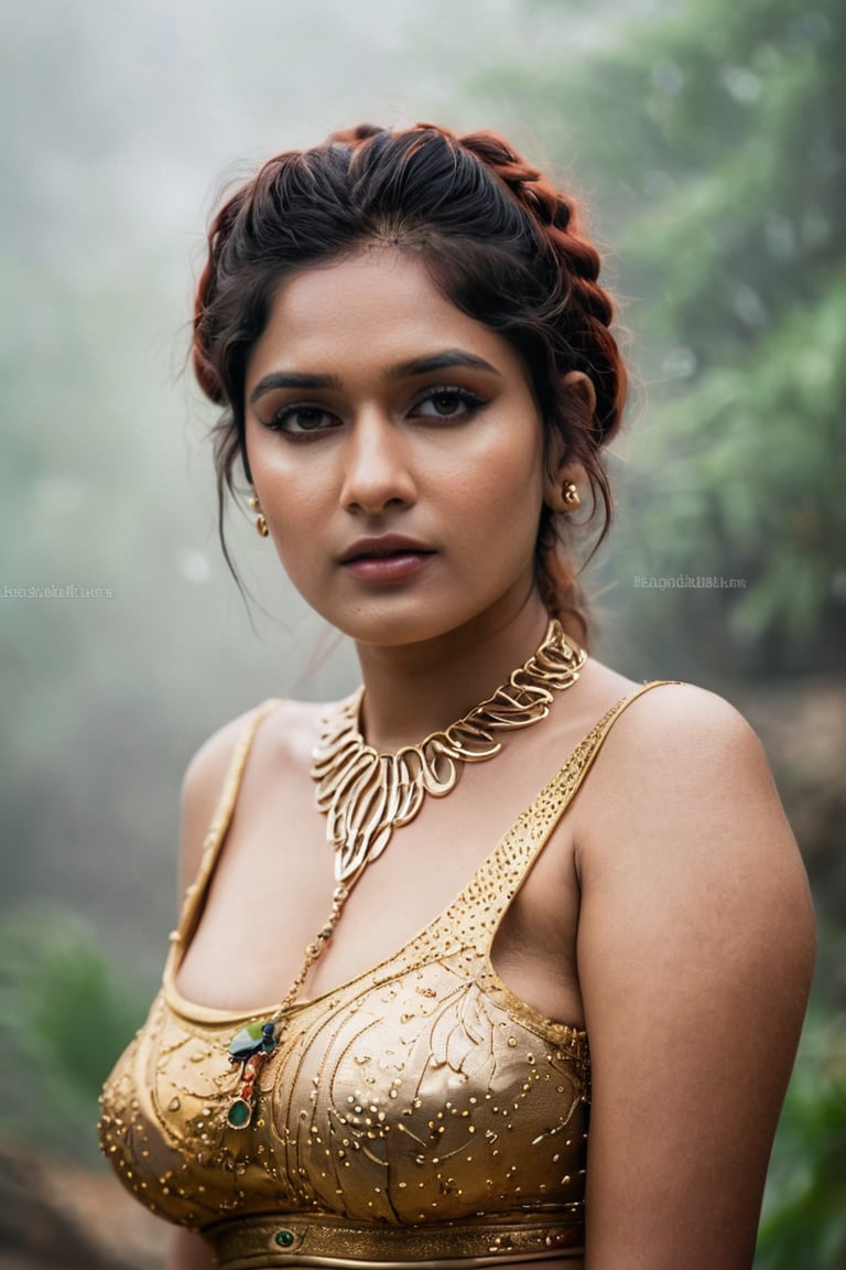 teen skinny girl, erotic, busty wet , thick, photography, Stoic, ancient goddess, cinematic, jewellery, 4k, epic, desi, detailed photograph, shot on kodak detailed, bokeh, cinematic, hbo, volumetric fog, volumetric light, flame bokeh