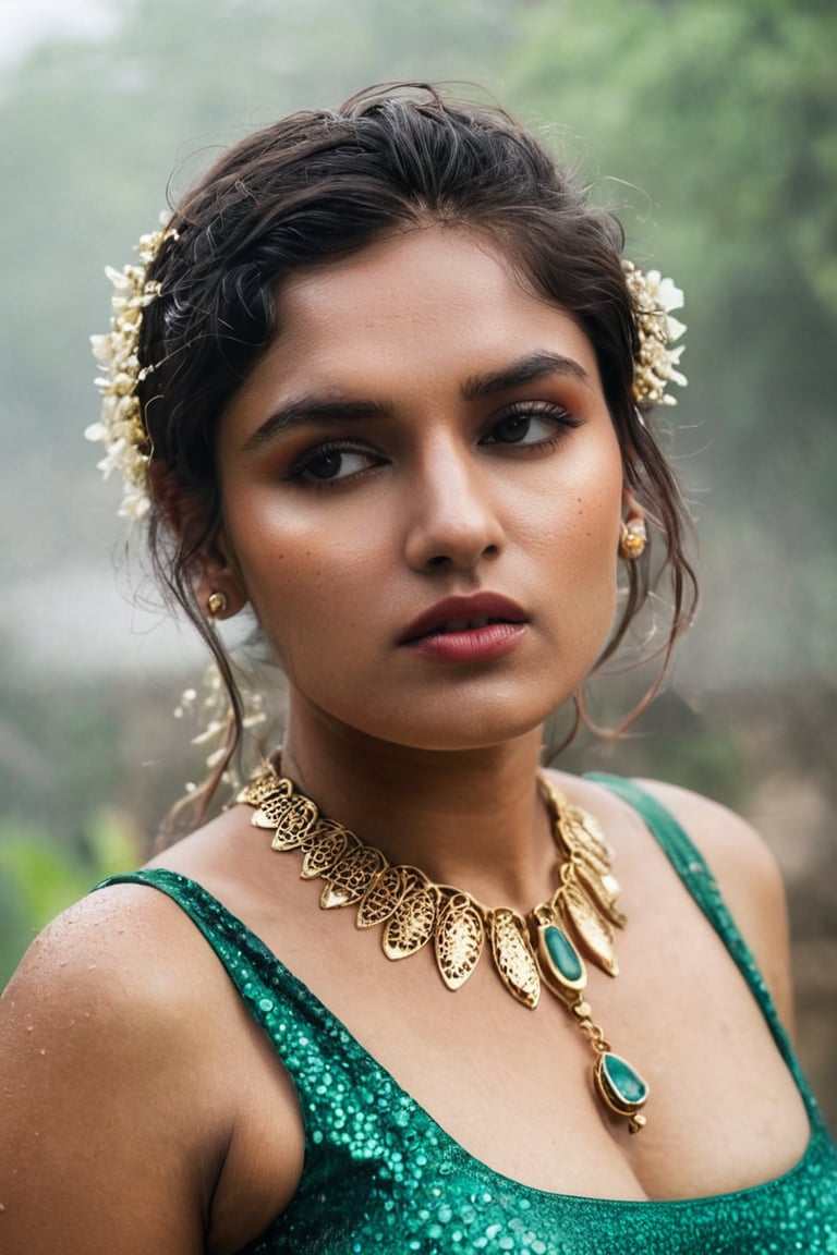 teen skinny girl, erotic, busty wet , thick, photography, Stoic, ancient goddess, cinematic, jewellery, 4k, epic, desi, detailed photograph, shot on kodak detailed, bokeh, cinematic, hbo, volumetric fog, volumetric light