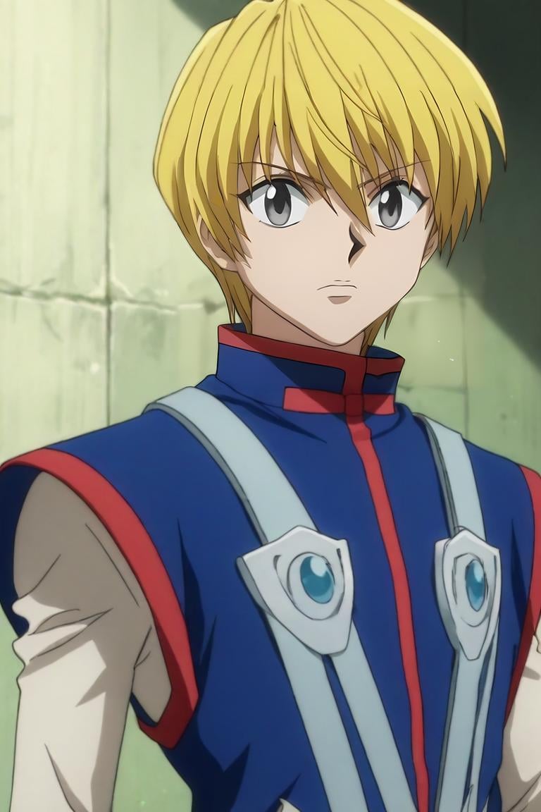 score_9, score_8_up, score_7_up, score_6_up, score_5_up, score_4_up, BREAK source_anime, anime screencap, , official style, , upper body, , 1boy, solo, male focus, <lora:kurapika_hxh_pony:0.86>, kurapika_hxh, blonde hair, grey eyes, short hair, bangs, hair between eyes, ranger costume, Atlantis: A lost city of great wisdom and power, now drowned beneath the sea, , <lora:sdxl_lightning_8step_lora:1>