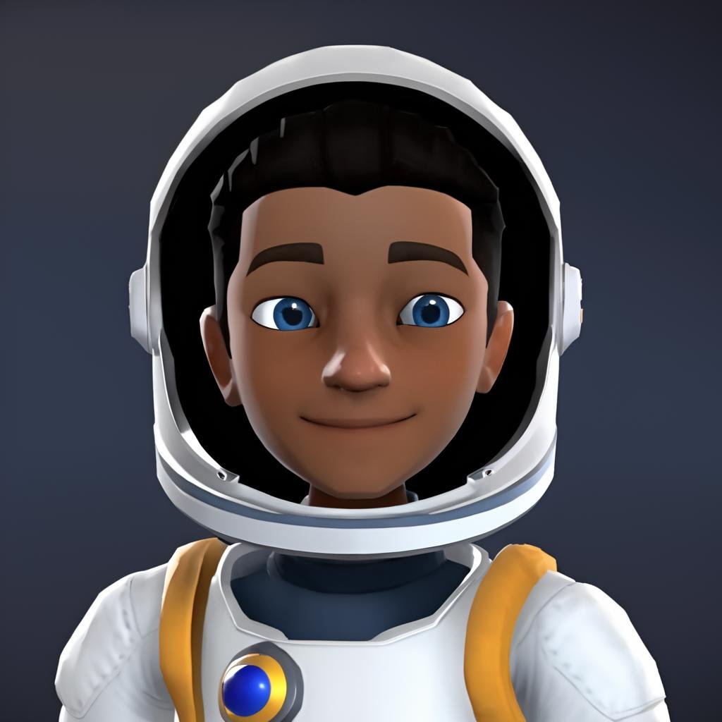 Astronaut, portrait, face focused, xbox avatar, <lora:XboxAvatarPashOriginalDEBWithTENoRP:1>