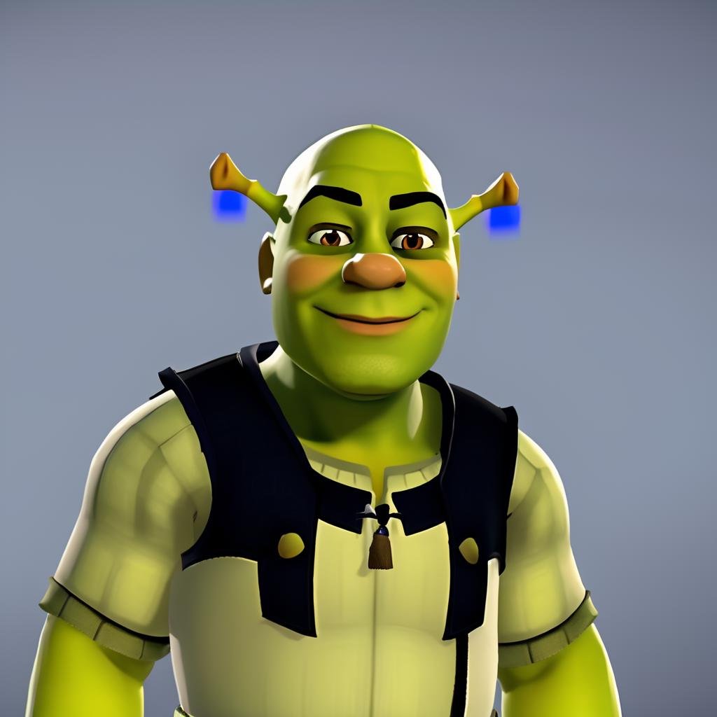 Shrek, portrait, face focused, xbox avatar, <lora:XboxAvatarPashOriginalDEBNoRP:1>