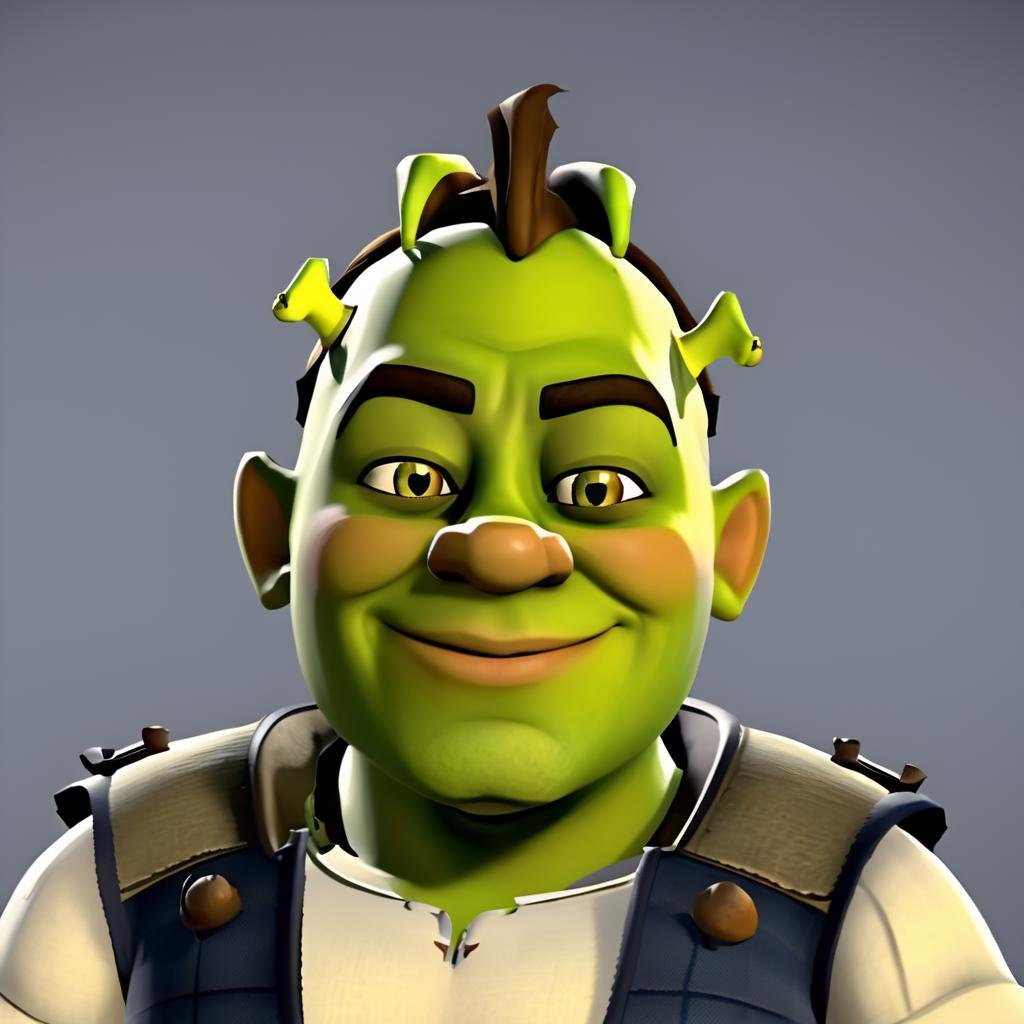 Shrek, portrait, face focused, xbox avatar, <lora:XboxAvatarPashOriginalDEBNoRP:1>