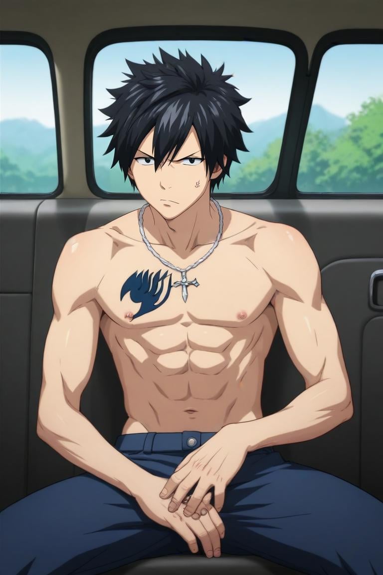 score_9, score_8_up, score_7_up, source_anime, (photorealistic:0.6), , , depth of field, 1boy, solo, male focus, <lora:gray_fullbuster_pony:0.88>, gray_fullbuster, , tattoo, , car interior, , <lora:sdxl_lightning_8step_lora:1>